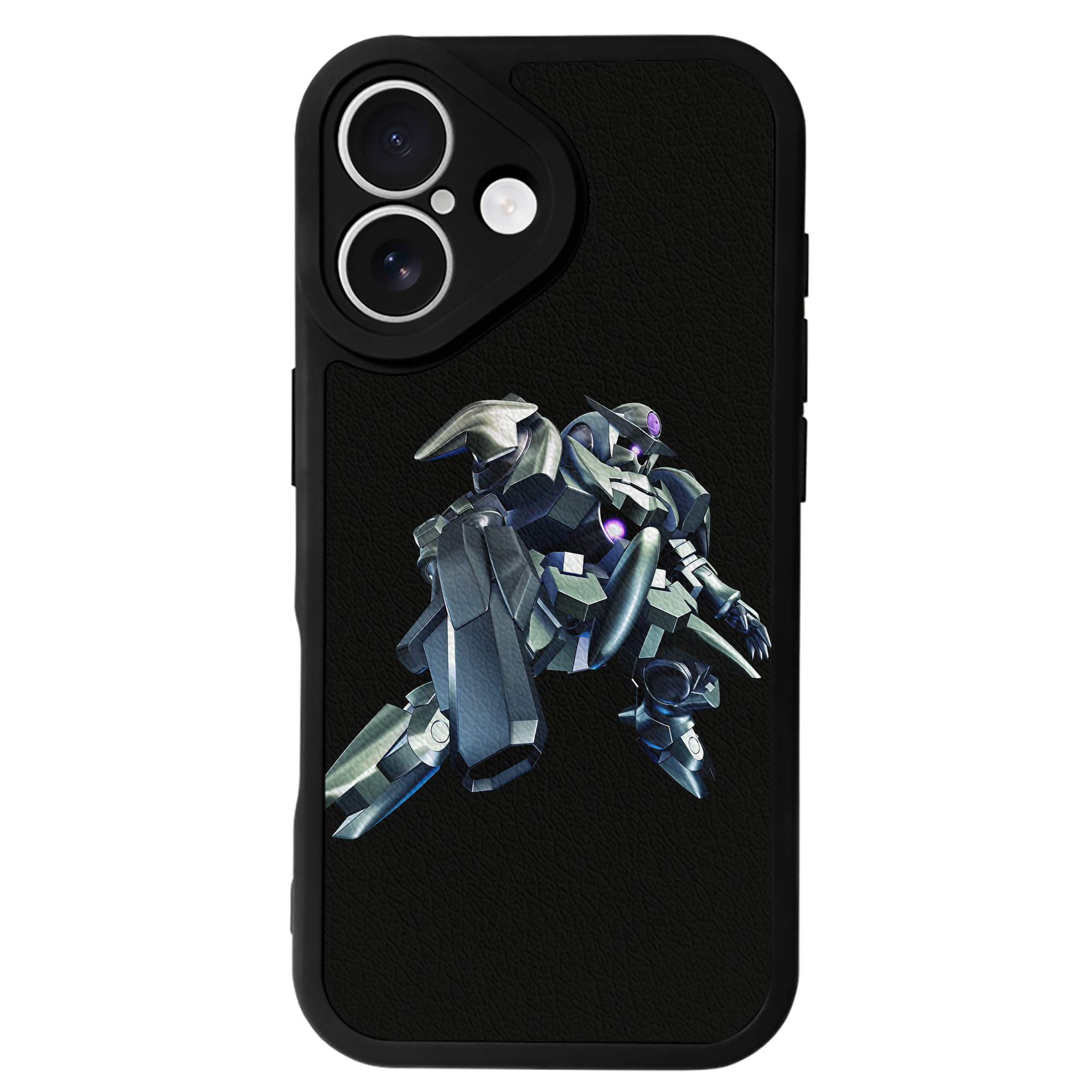 （画像用） 機動戦士ガンダム Mobile Suit Gundam 【iPhone 16シリーズ対応】シリコンスマホケース（レザー調） 材質：シリコン